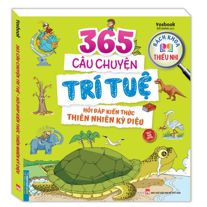 Sách - Combo bách khoa thiếu nhi - 365 câu chuyện trí tuệ (2 cuốn)