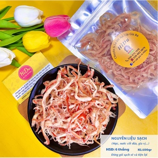 Mực hấp nước dừa 100gr Ăn vặt DUNI thơm ngon chất lượng