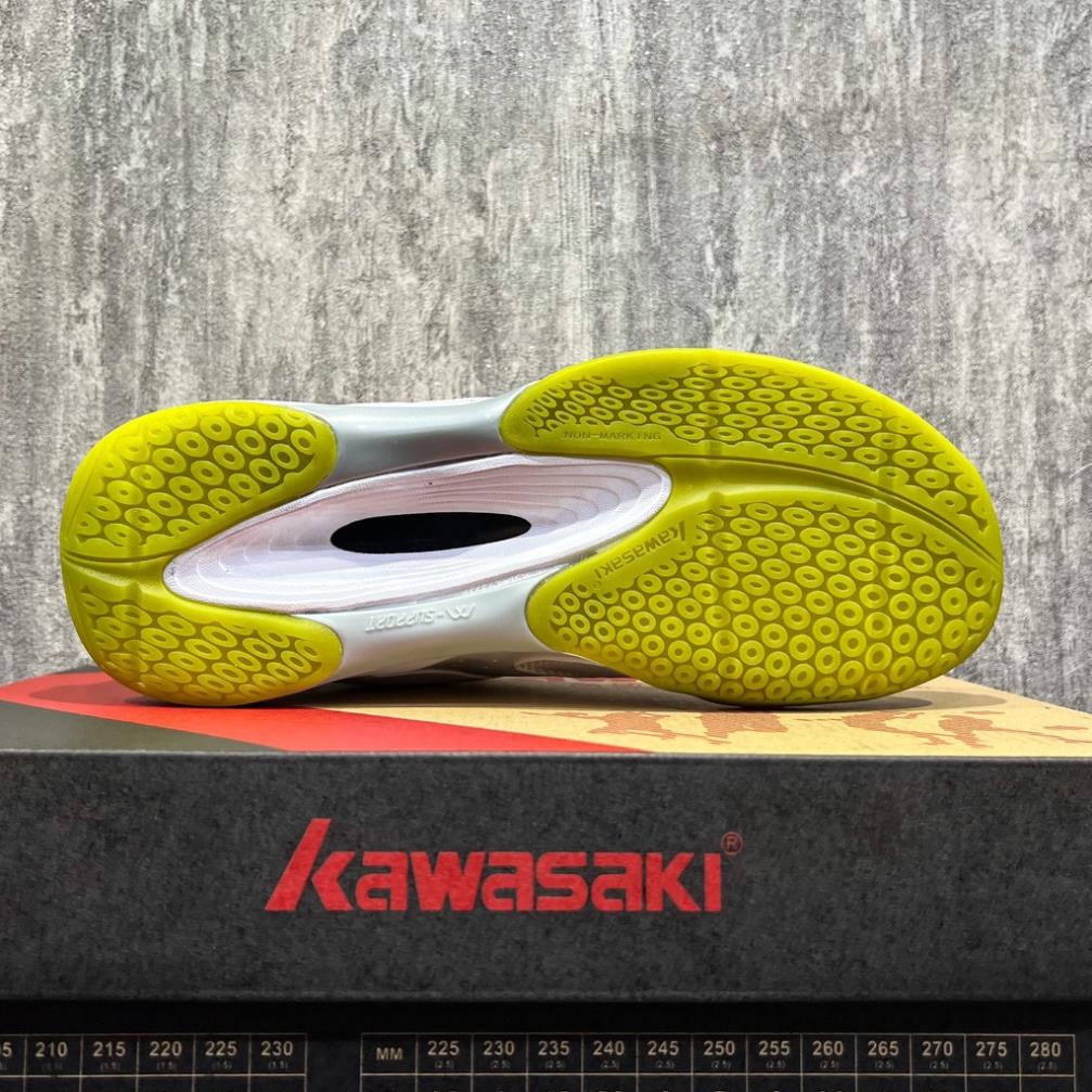 Giày Kawasaki K176 Trắng Xanh - Giày Cầu Lông, Tennis, Bóng Chuyền bật nhảy êm, đế cao su bám sàn, chống trơn trượt 🛍️