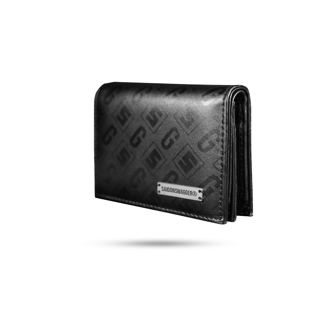 Ví Gập Đôi Nữ Da In SAIGON SWAGGER® Eclipse Fold Wallet