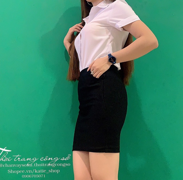 Chân Váy Bút Chì Công Sở Có Túi V167 | BigBuy360 - bigbuy360.vn