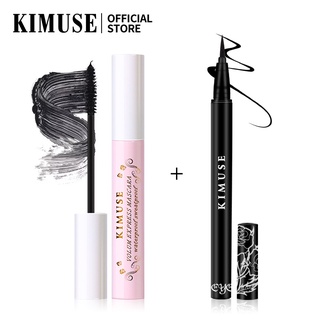 Bút kẻ mắt chống nước Kimuse Volum Express Mascara và Tattoo (2 Cái / bộ)