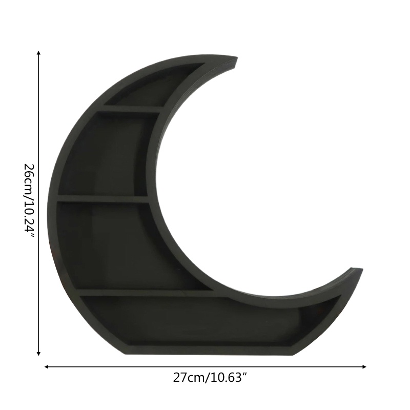 Kệ Để Lọ Tinh Dầu Đá Mặt Trăng Màu Đen Trang Trí Nội Thất