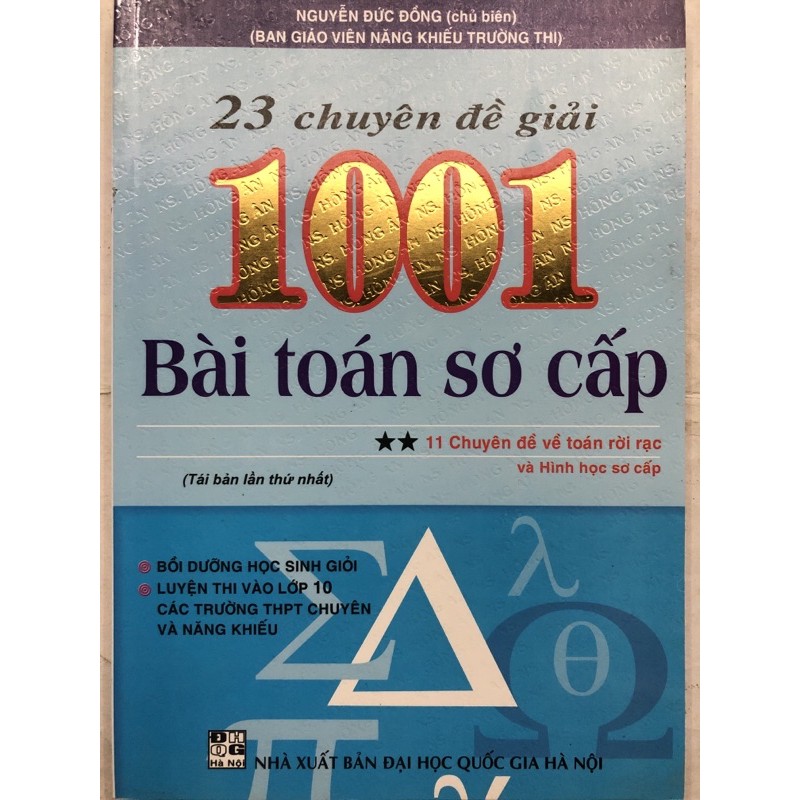 Sách - 23 chuyên đề giải 1001 bài Toán sơ cấp Tập 2