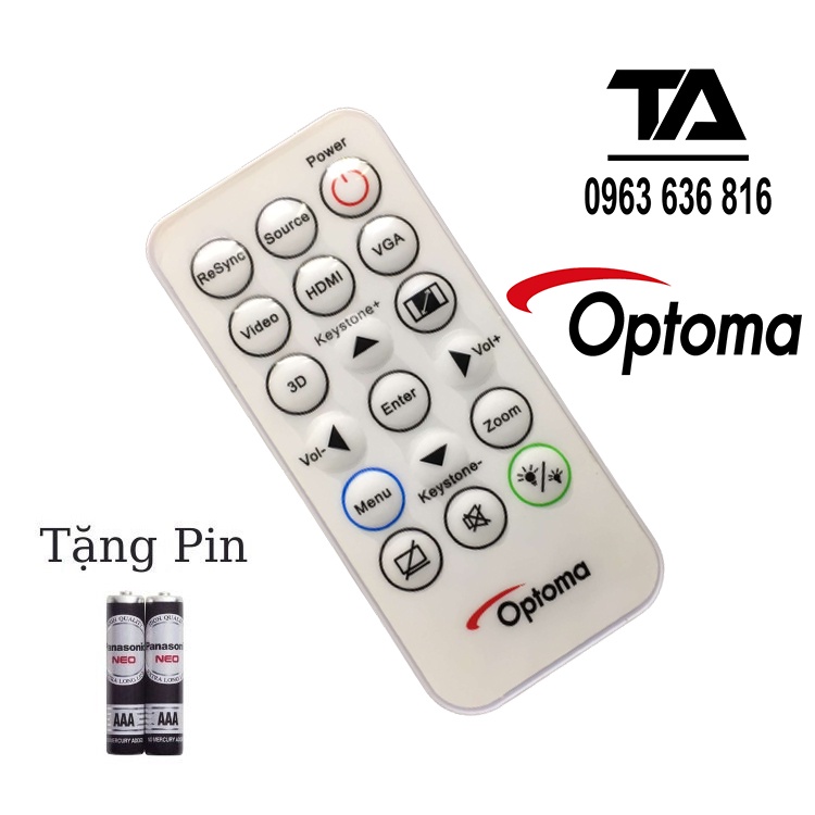( Chính Hãng ) Điều khiển máy chiếu Optoma┃Remote máy chiếu Optoma