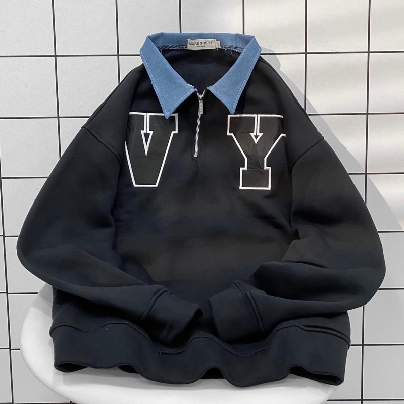 Áo Sweater Nữ Form Rộng VOT Vải Nỉ Bông Phong Cách Ulzzang – 84unisex