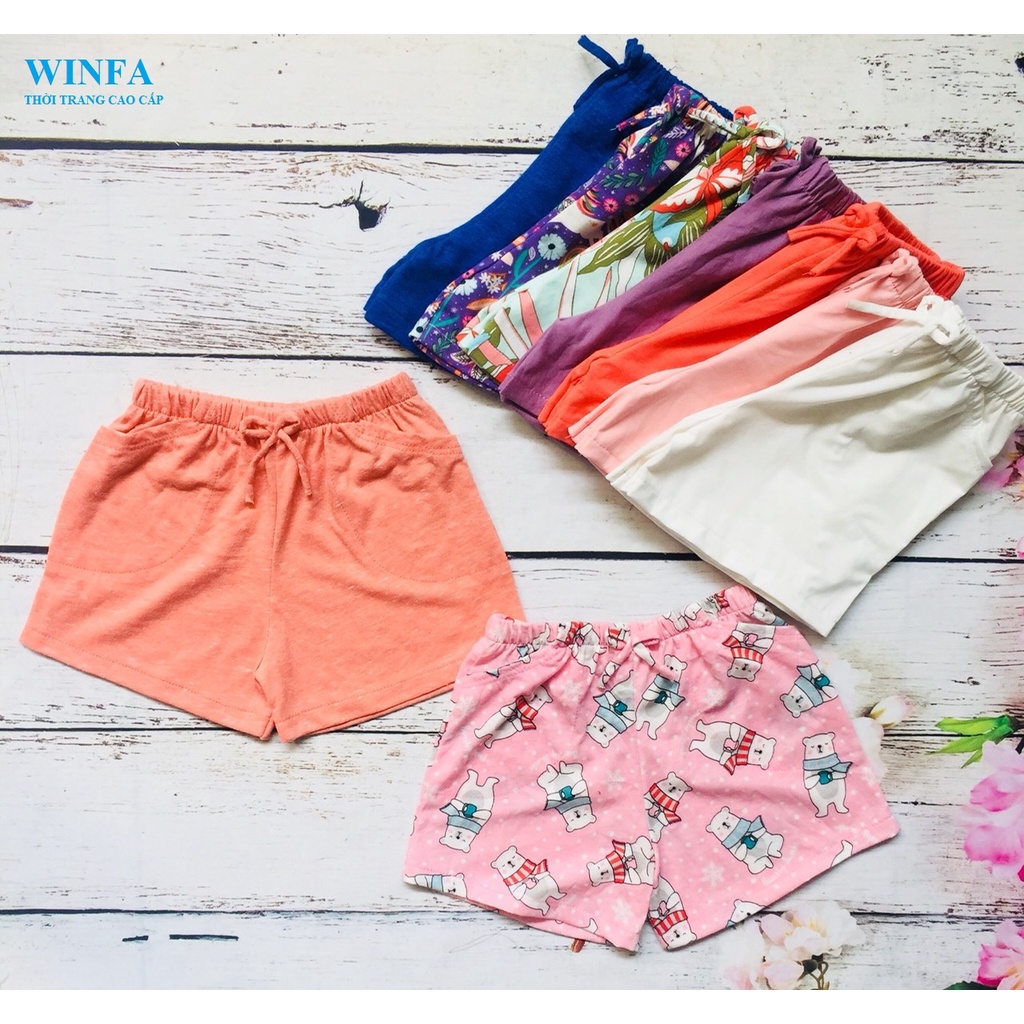 Combo 4 quần thun bé gái cotton co giãn 4 chiều, quần trẻ em, mặc nhà, mặc ngủ bé gái, cotton xuất dư mềm mịn thoáng mát