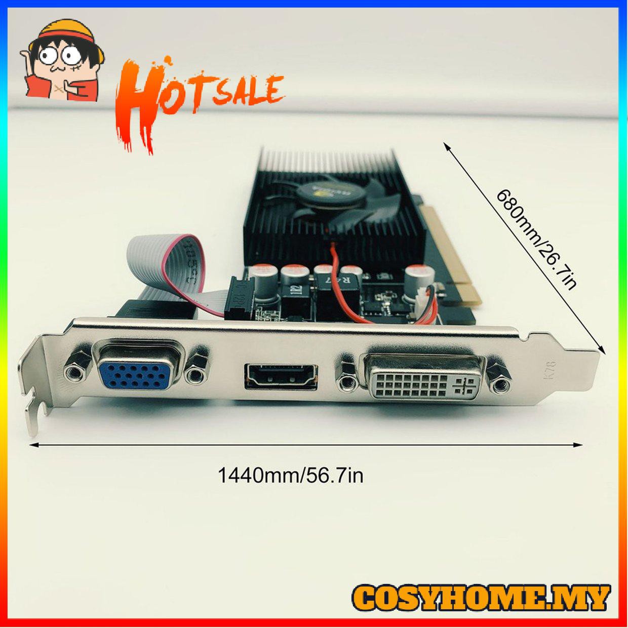 Card Đồ Họa Nvidia Geforce Gt210 1gb 64bit Vga / Dvi