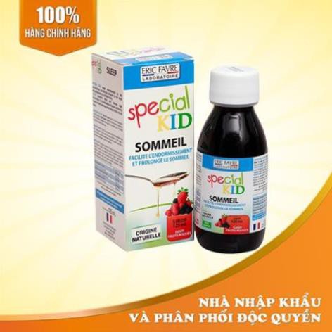 Siro ngủ ngon, giúp trẻ ngủ ngon giấc. hỗ trợ an thần kinh - Special Kid Sommeil - Nhập khẩu Pháp (125ml)