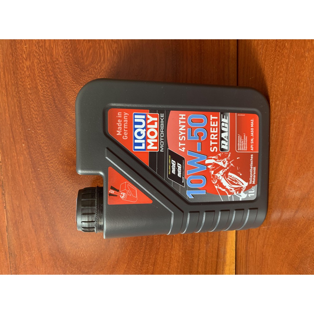 Nhớt liqui moly Street 10w50 100% tổng hợp dành cho xe số