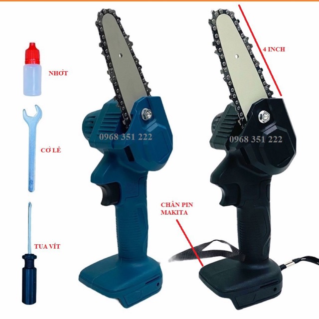 Thanh lý THÂN MÁY CƯA XÍCH PIN, SÀI CHUNG CHÂN PIN MAKITA 18V