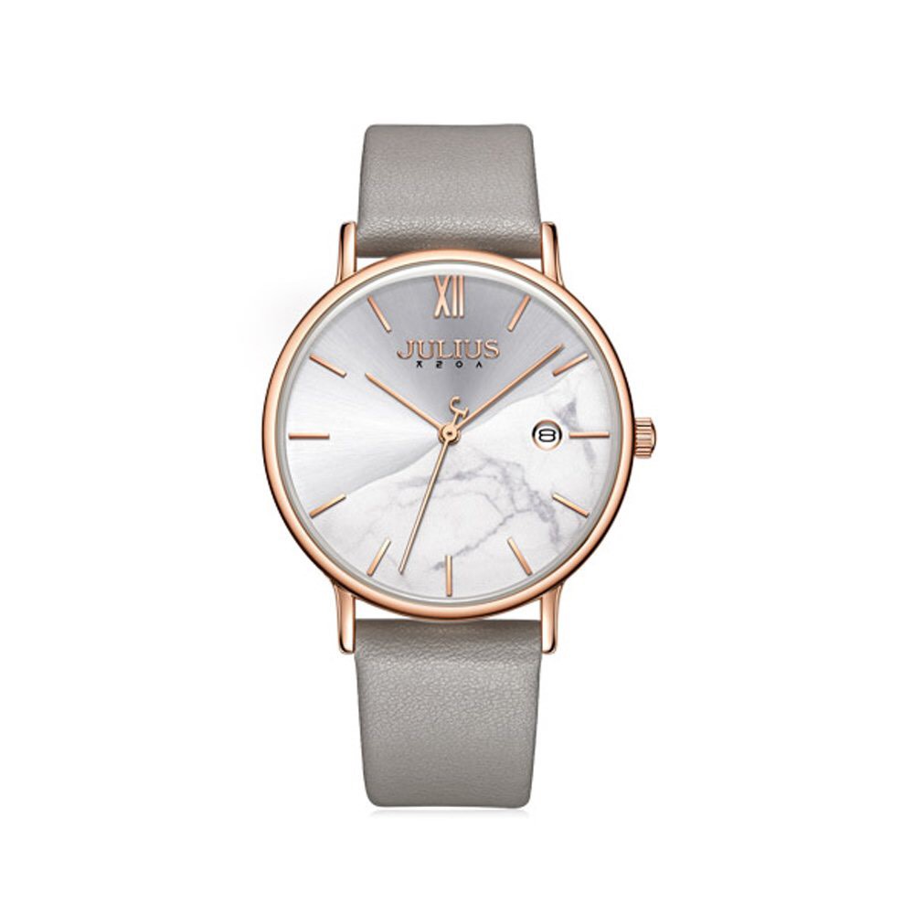 Đồng Hồ Nữ JA-1312A Julius Hàn Quốc Dây Da