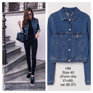 Áo bò HM size 40 form nhỏ