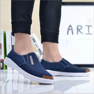 Giày nam thời trang, giày lười jean sport hàn quốc mới