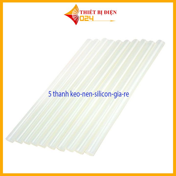 Bộ 10 Cây Keo Nến Silicon  -Thanh Keo Nến Chất Lượng Cao Sửa Chữa Gia Đình, Làm Đồ Hand Made