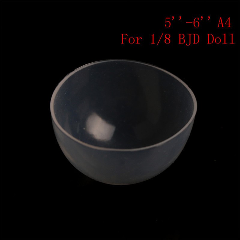 Nby❤❤Nắp Bảo Vệ Tóc Giả Bằng Silicone Trong Suốt Dành Cho Búp Bê 1 / 6 1 / 4 1 / 3 BJD