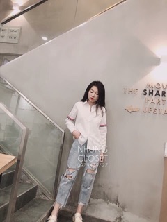 Sơ mi sọc vai hot hit