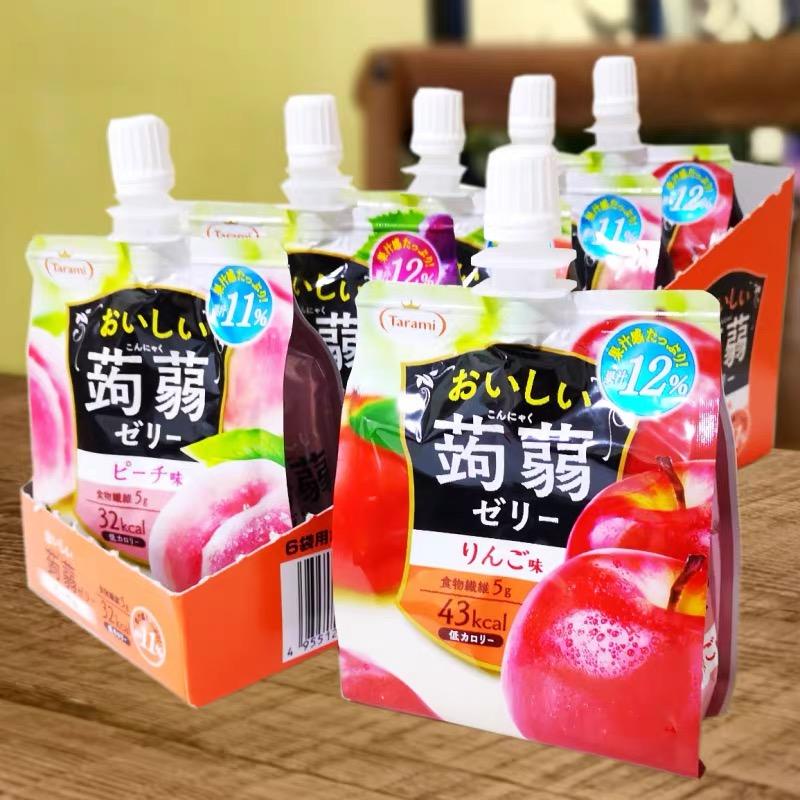 Thạch trái cây Jelly Konnyaku Tarami nhiều vị 150g