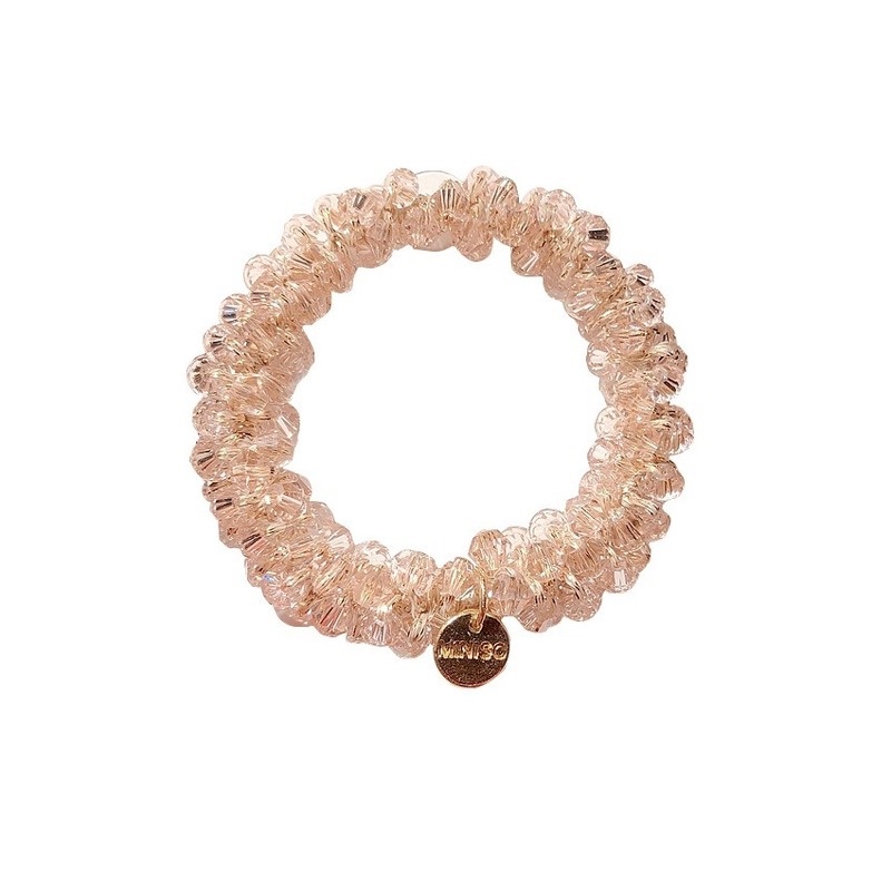 Dây cột tóc đính đá thời trang phong cách Hàn Quốc