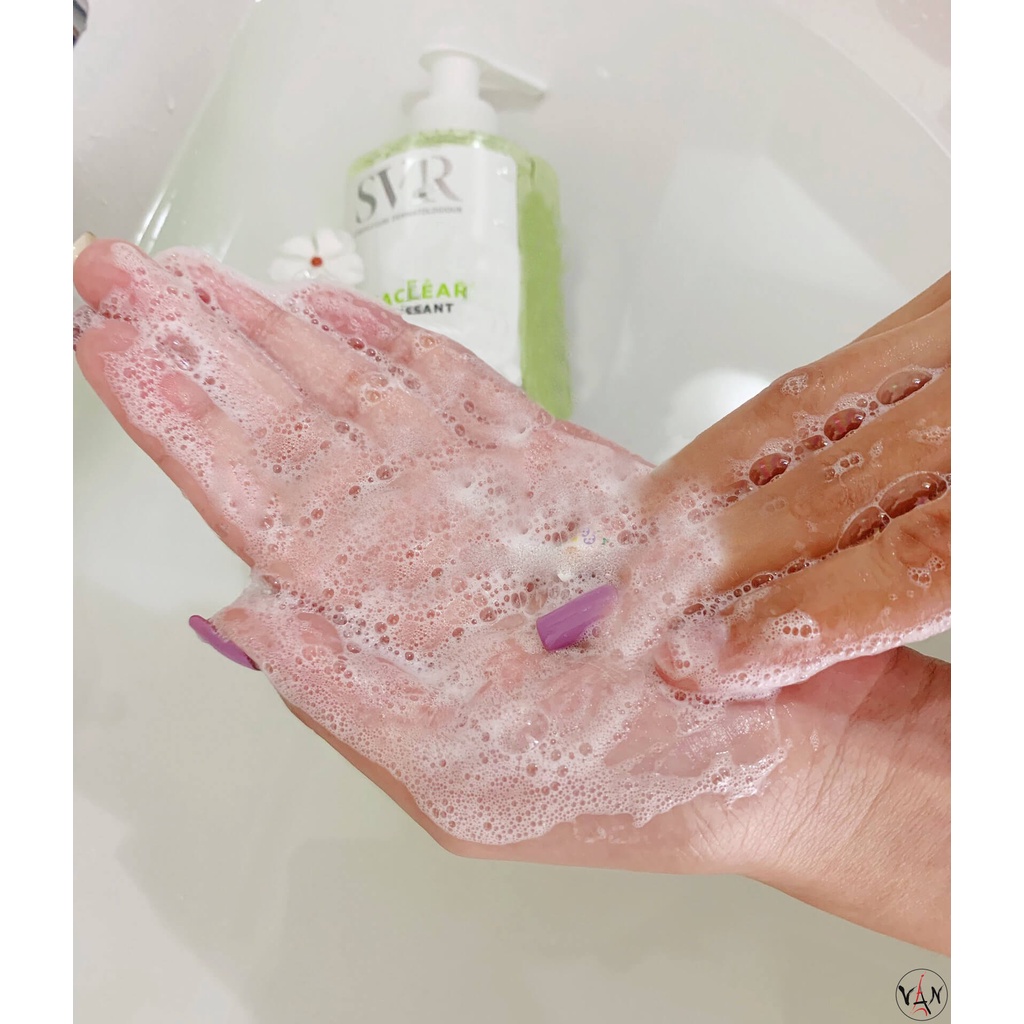 Sữa Rửa Mặt SVR Gel Moussant Pháp Ngăn Ngừa Mụn Đầu Đen Loại Bỏ Bã Nhờn 400ml - PVN273