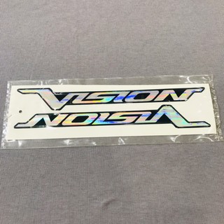Tem cặp chữ nhựa dẻo Vision đẹp như zin sắc nét