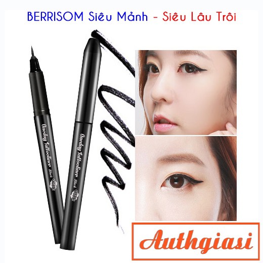 Dạ kẻ mắt siêu mảnh Berrisom Oops Oneday Tatoo Liner siêu chống trôi | BigBuy360 - bigbuy360.vn