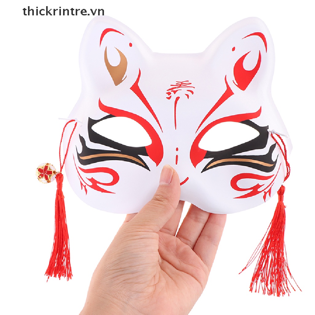 1 Mặt Nạ Nửa Mặt Hóa Trang Cáo Anime Độc Đáo