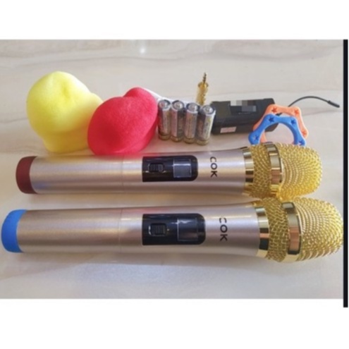 Micro Karaoke Không Dây Đa Năng COK  PRO  CHINH HÃNG  Micro Karaoke Không Dây Đa Năng COK  PRO  CHINH HÃNG