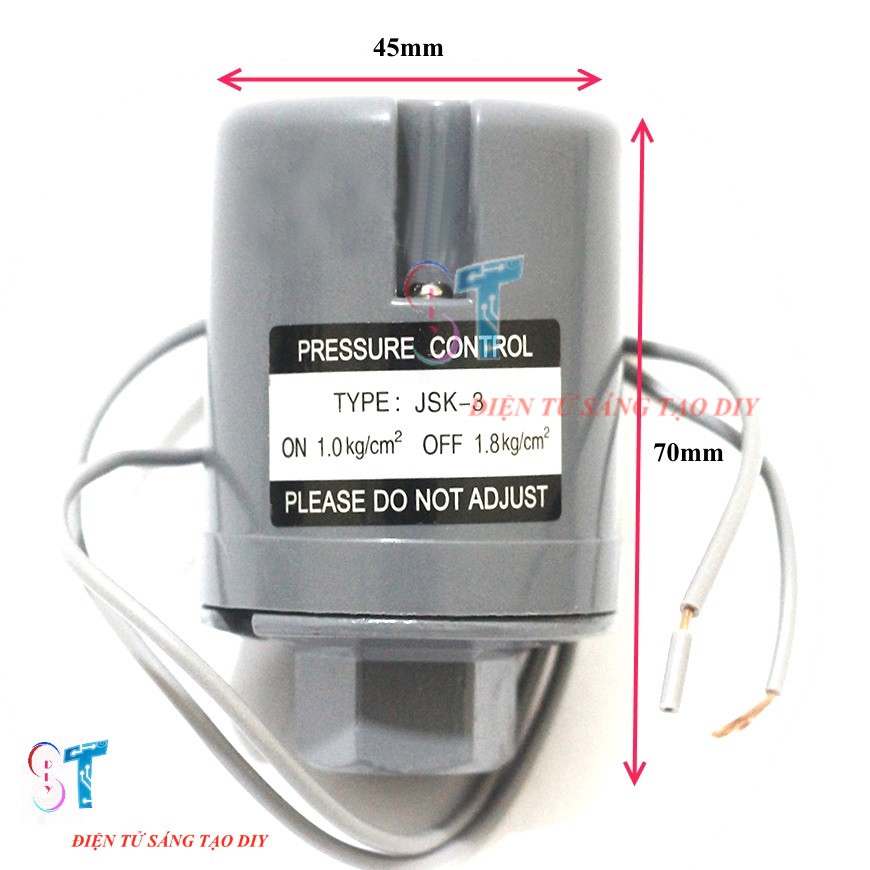 Relay Điều Áp Máy Bơm Nước Tăng Áp JSK-3 KIP