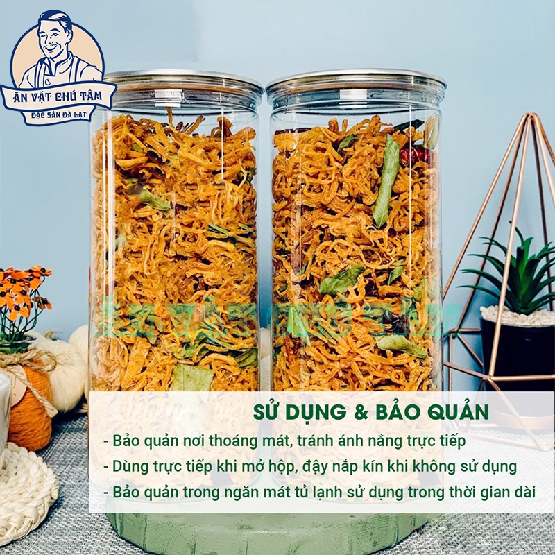 khô gà lá chanh 300gr , đồ ăn vặt handmade Chú Tâm đặc sản Đà Lạt, khô gà thơm ngon vị gia truyền đảm bảo vệ VSATTP | BigBuy360 - bigbuy360.vn