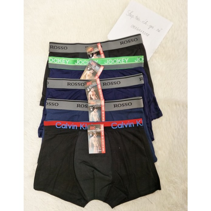 Bộ 10 quần lót đùi boxer nam, hàng đẹp , màu lưng cạp là ngẫu nhiên