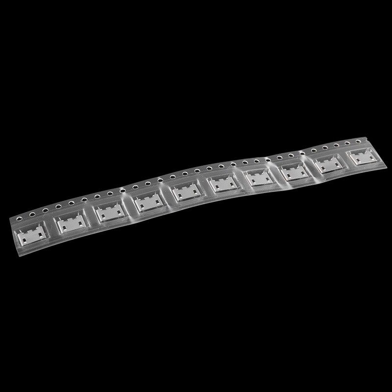 Set 10 Đầu Nối Cổng Type B Micro-USB 5 Chấu Chuyên Dụng
