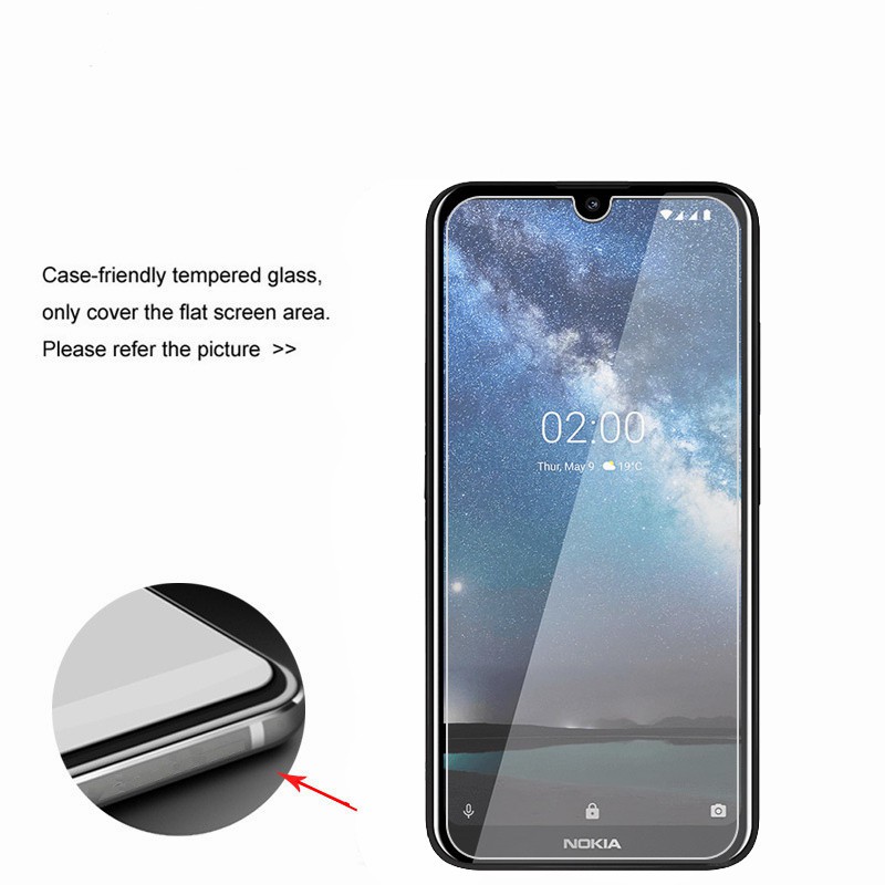 Kính Cường Lực Toàn Màn Hình Cho Nokia 1.3 1.4 3.4 5.3 2.3 7.2 7.3 6.2 2.2 4.2 3.2 5.4 8.3 C1 C2 C3 X5 X6 X7 XR20 X20 X10 G20 G10 8 5.1 6.1 C10 C20 C30 Plus