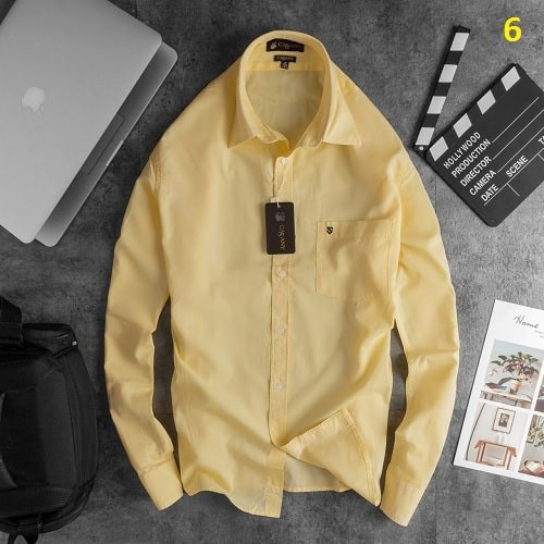 Áo sơ mi nam aberr màu xanh da | BigBuy360 - bigbuy360.vn