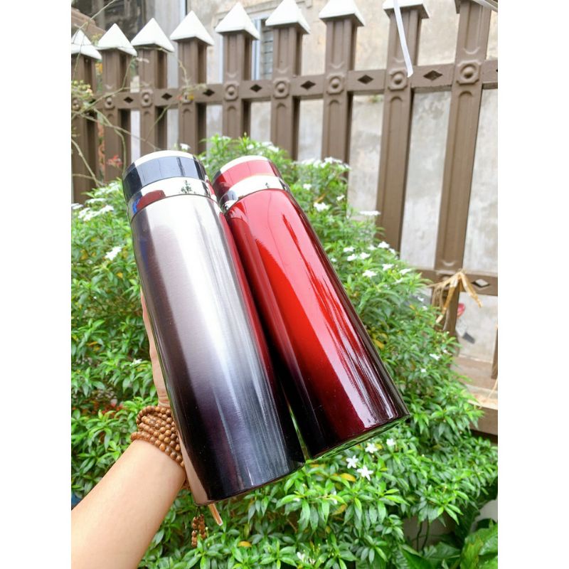 Bình giữ nhiệt 1000ml có lưới lọc giữ đá 12h, giữ lạnh 24h