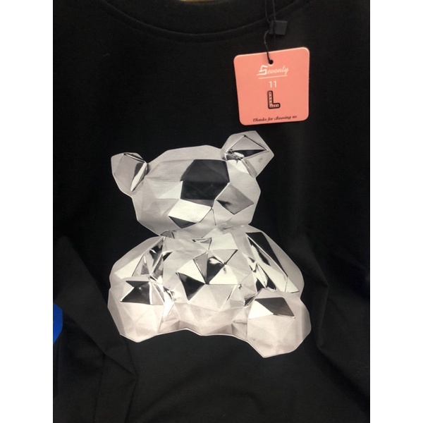 Áo Thun Nam Nữ Unisex Áo Phông vải cotton thoáng mát cổ tròn bigsize XXL 2XL in hình Diamond Teddy Gấu kim cương