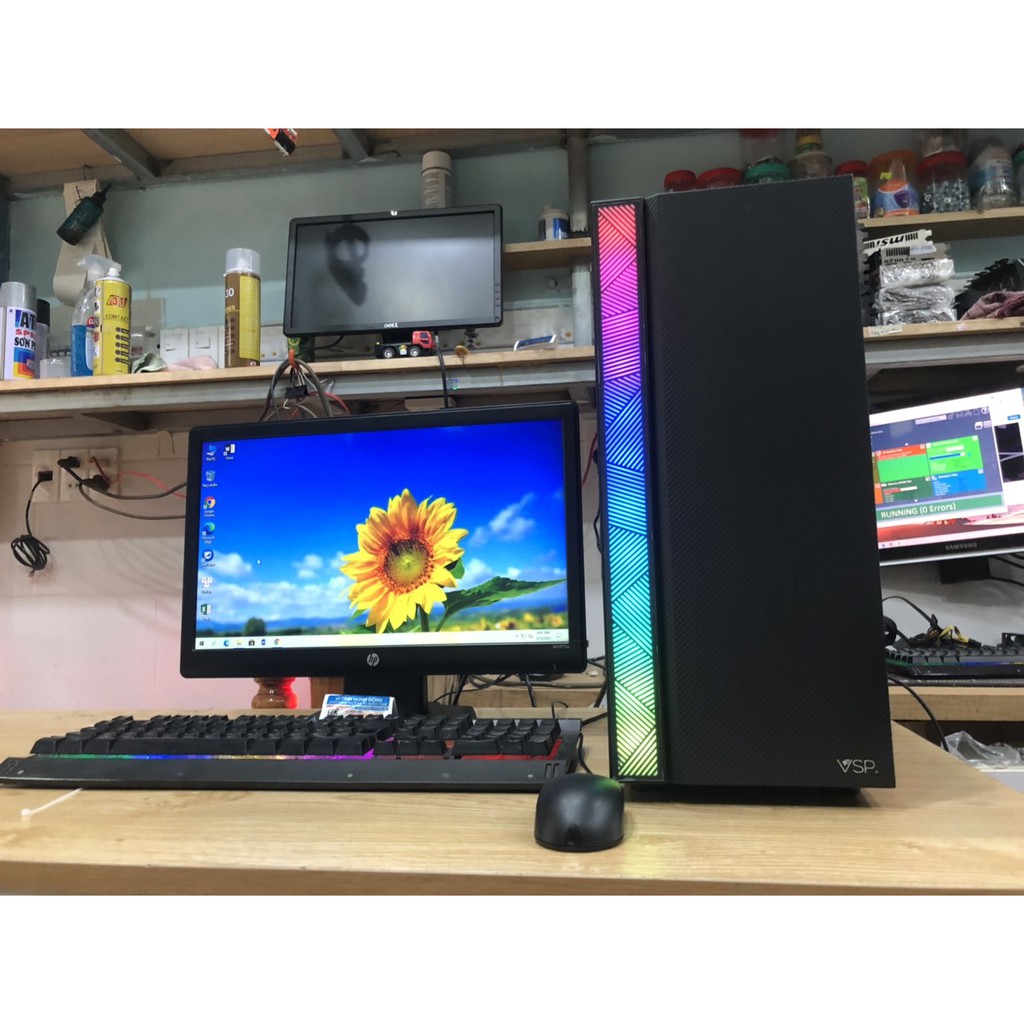 Bộ máy tính bàn chơi game, đồ họa...main b365, i5 9400f, ssd 120g. hdd 1tb, 500w ...pc chơi game, đồ họa | BigBuy360 - bigbuy360.vn