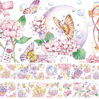 [chiết] washi tape hoa cẩm tú cầu