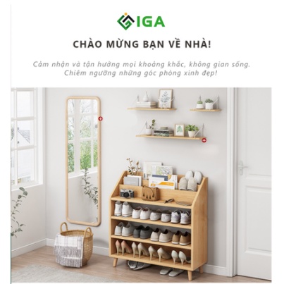 Kệ giày đa năng cùng giá sách phong cách Nordic hiện đại - GP160
