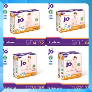 Bỉm Jo Quần/dán Đủ Size M72/L64/XL56/2XL48 MỚI