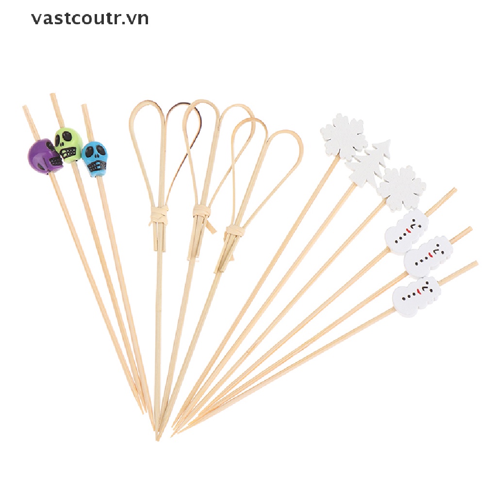 Set 50 / 100 Tăm Tre Ăn Trái Cây