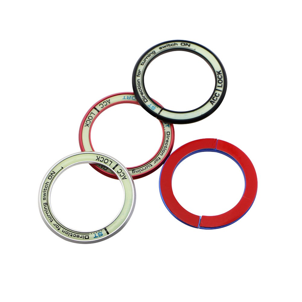 Vòng phát quang dán lỗ cắm chìa khởi động xe ô tô Ford ecosport 2013-2017