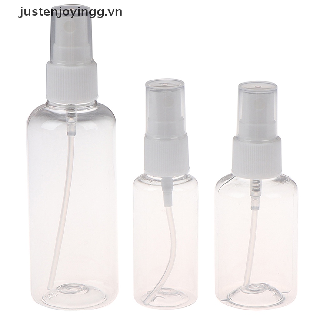 Bình Xịt Mỹ Phẩm Trong Suốt Dung Tích 30 / 50 / 100ml Tiện Dụng