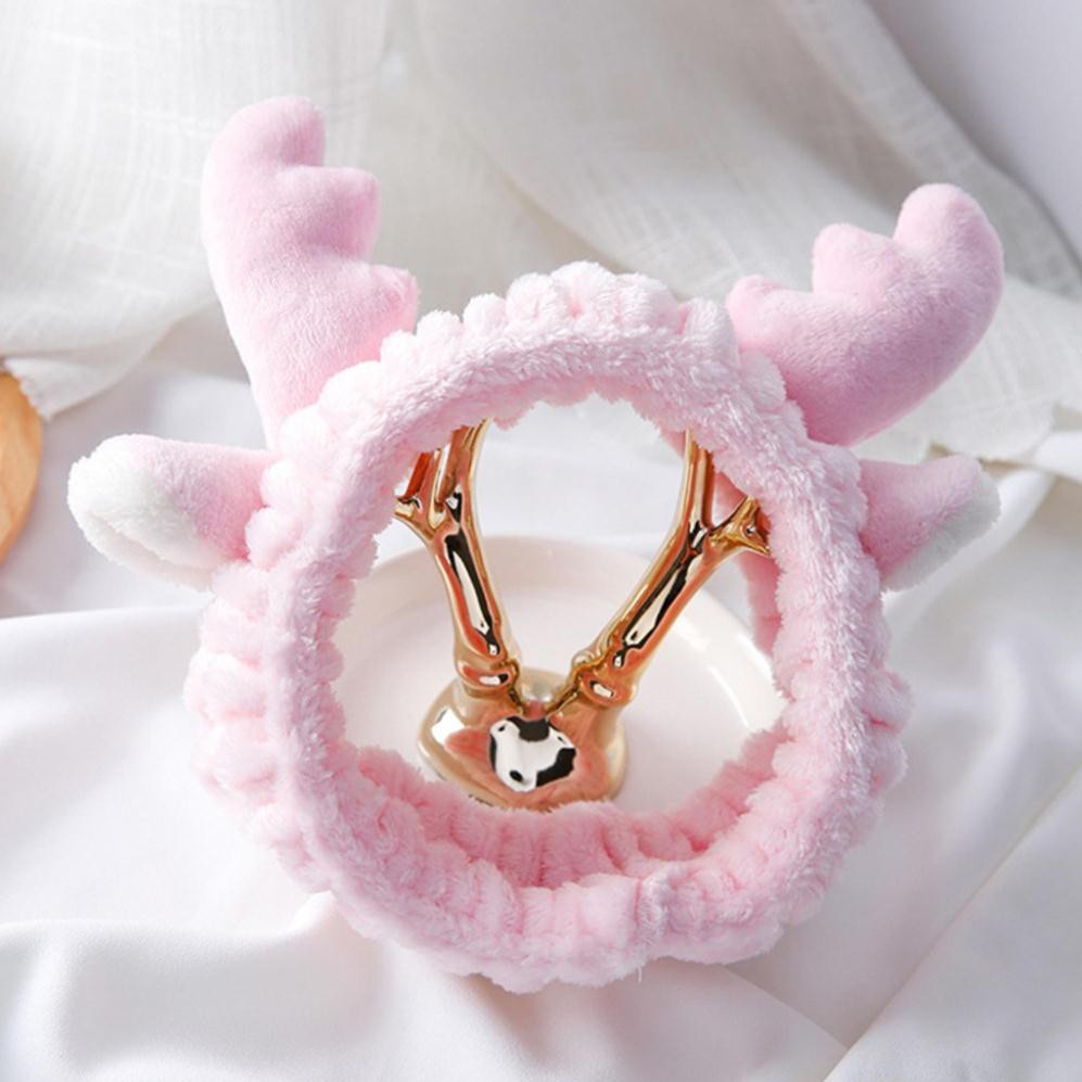 Băng Đô 3D Tuần Lộc Cao Cấp Dày Mềm Mịn (Giao màu ngẫu nhiên)