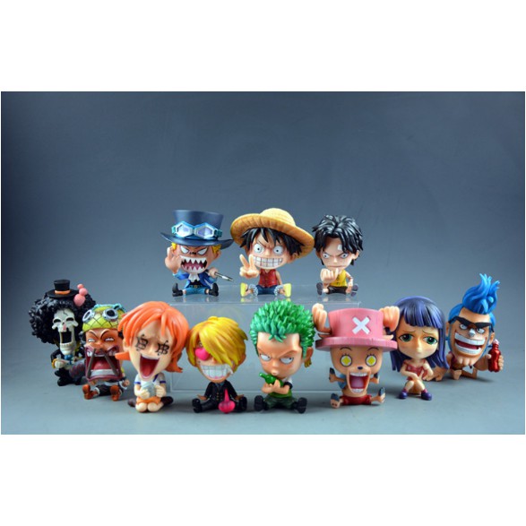 (Rẻ Nhất - Siêu kuter) Mô hình Chibi Băng Mũ Rơm - Mô hình One Piece  Luffy , ACE , Sabo , NaMi , Chopper , Ussop