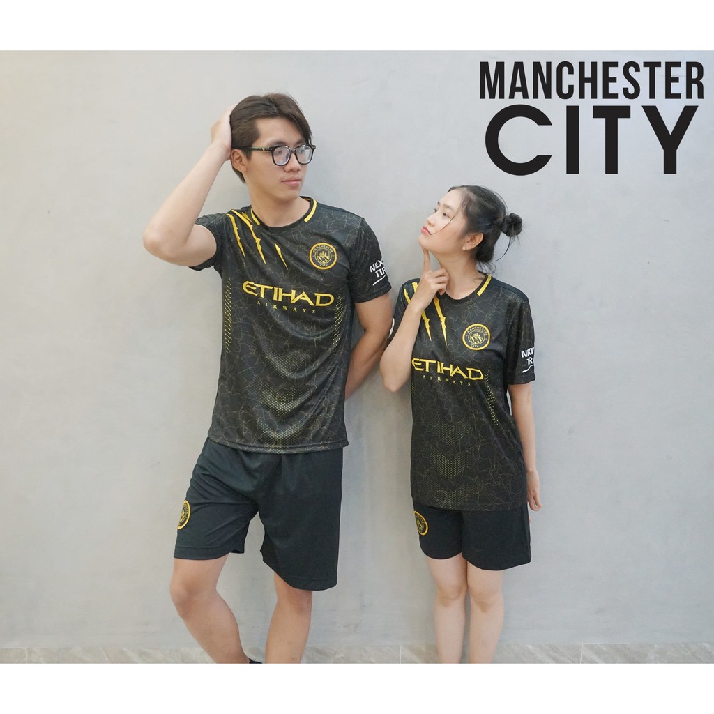 Bộ Đồ quần Áo Đá Bóng Nam  MAN CITY