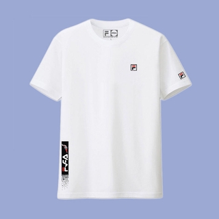 ! Fila! Áo Thun Ngắn Tay Thiết Kế Thoải Mái Thời Trang Dành Cho Nữ Và Nam