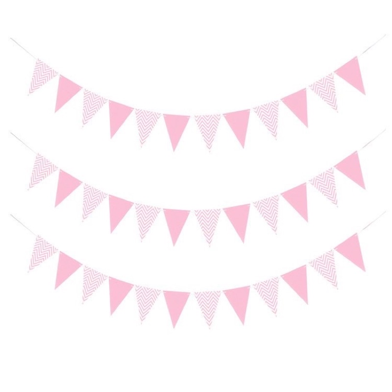 Dây cờ tam giác trang trí sinh nhật