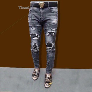 jeans Nam mẫu wash rách thời trang Quần Nam Chất Bò Cao Cấp ms 163 bosi