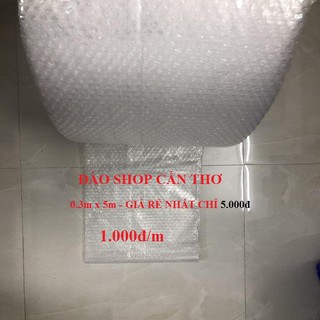 0.3mét x 1mét - XỐP CHỐNG SỐC - XỐP BONG BÓNG - MÀNG HƠI - BONG BÓNG KHÍ - GÓI HÀNG - ĐÓNG HÀNG CHỐNG VỠ CHỐNG VA ĐẬP